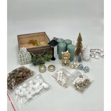 Elegáns macis adventi - alkotói csomag