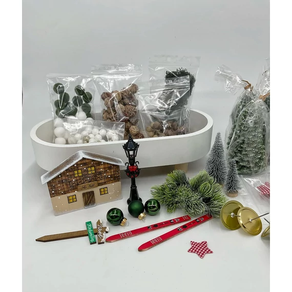 Tiroli síelős adventi - alkotói csomag