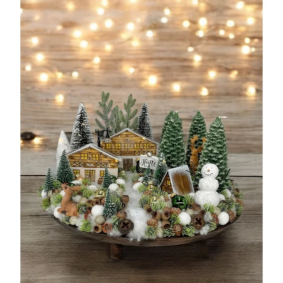 Nagy méretű Elegáns Tiroli - erdei adventi