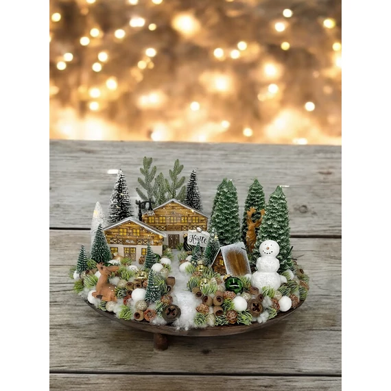 Nagy méretű Elegáns Tiroli - erdei adventi
