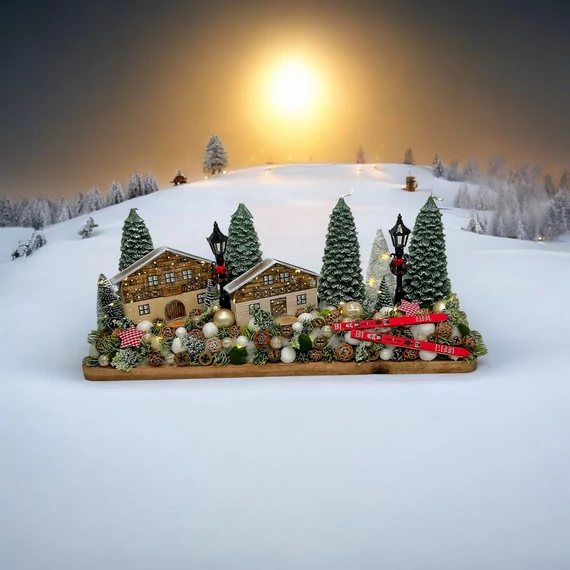 Ledes síelős Tiroli - erdei adventi