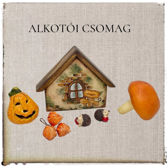 Diy box, őszi asztaldísz, alkotói csomag, csináld magad