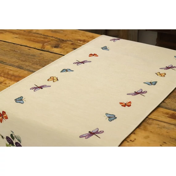 Kismadár szeder ágon asztali futó, 44x140 cm