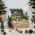 Ládikós tiroli adventi elegáns sötétkékkel